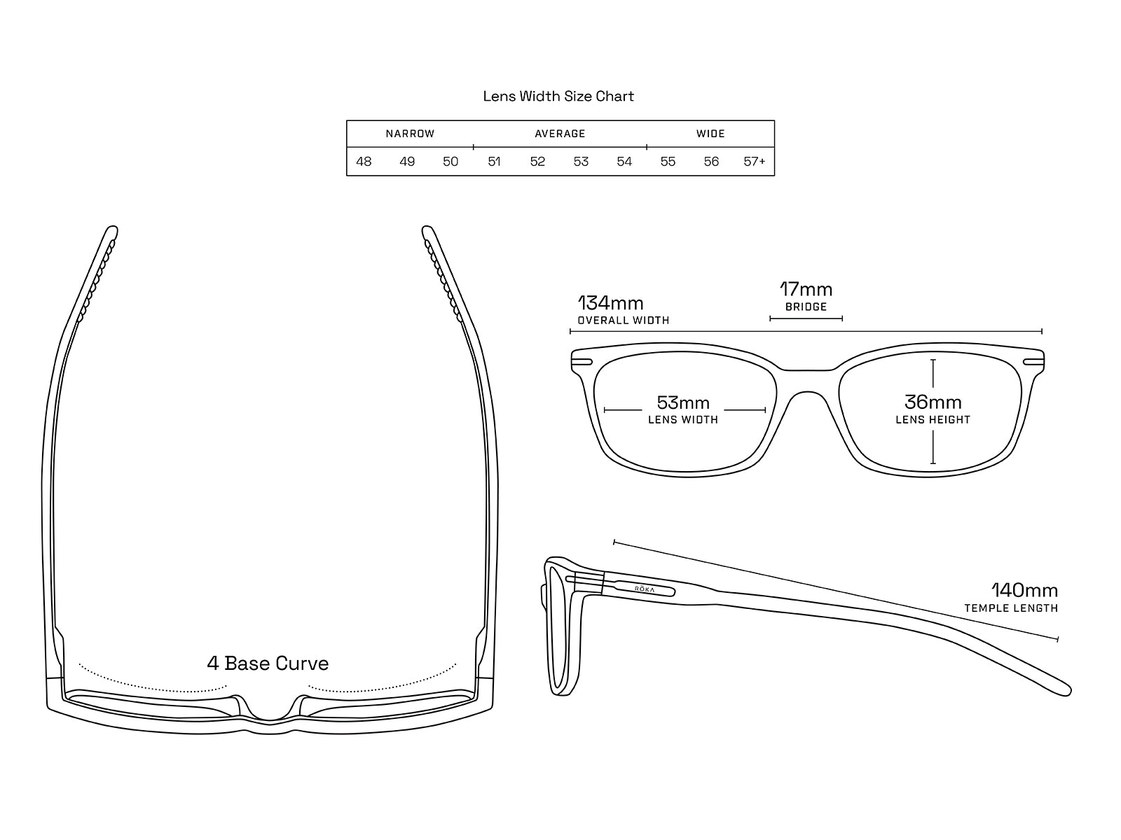 Rainey Sunglasses, Lightweight Slim Rectangular Sunglasses