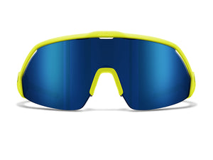 Gloss Fluoro Frame - Dark Glacier Mirror Lens