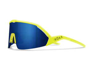 Gloss Fluoro Frame - Dark Glacier Mirror Lens