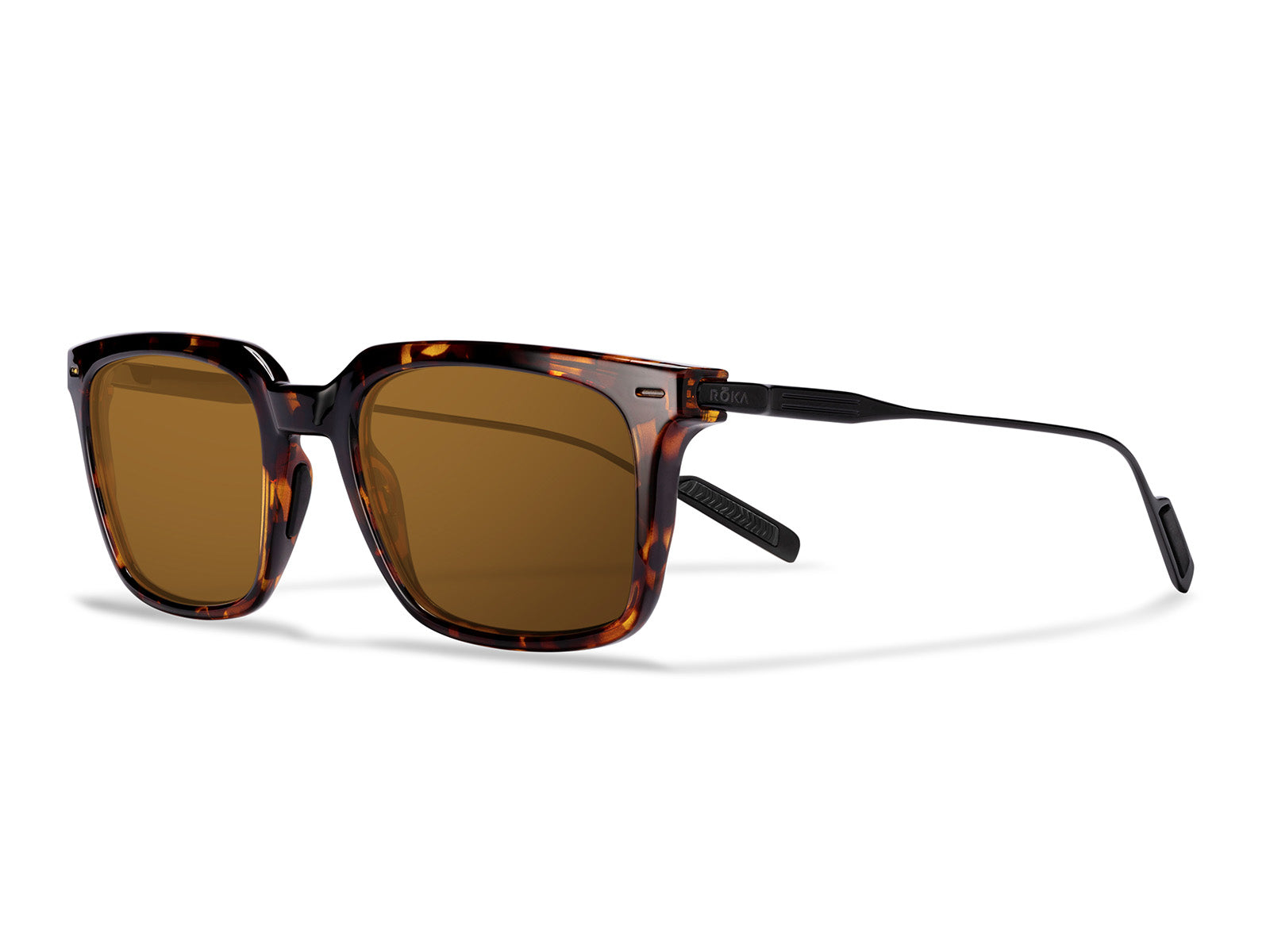 Booker - Rectangular, Mixed Material Sunglasses